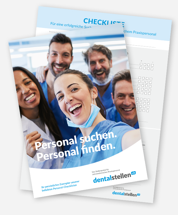 Personal Management Checklisten von dentalstellen.ch
